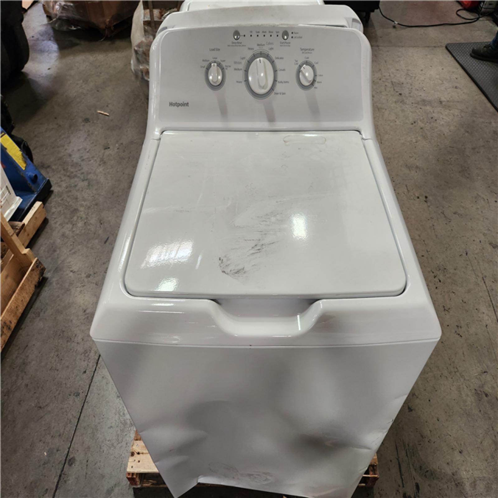 Phoenix Location 2 Hot Point 4.0 cu. ft. Top Load Washer in White with Stainless Steel Basket and Water Level Control