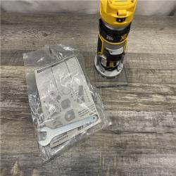 AS-IS DEWALT 20V MAX XR Cordless Brushless Fixed Base Compact Router (Tool Only)