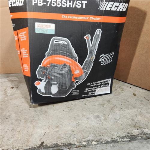 Houston location- AS-IS ECHO 233 MPH 651 CFM 63.3cc Gas 2-Stroke Backpack Leaf Blower with Tube Throttle