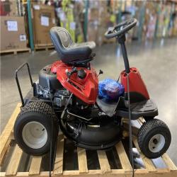 DALLAS LOCATION -Troy-Bilt 30 in. 10.5 HP Briggs and Stratton Engine 6-Speed Manual Drive Gas Rear Engine Riding Mower