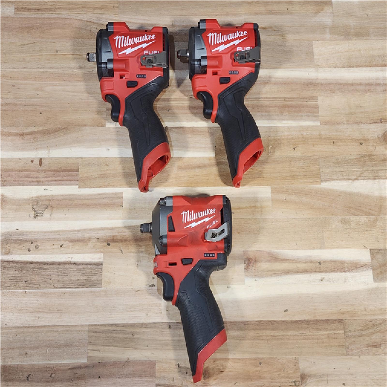 HOUSTON LOCATION - AS-IS MILWAUKEE 3 TOOL COMBO