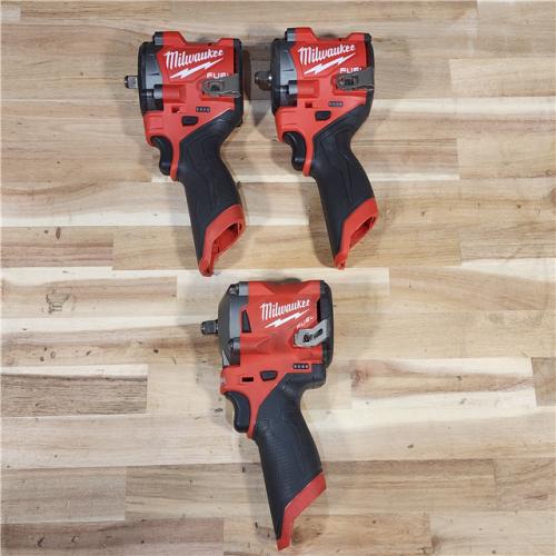 HOUSTON LOCATION - AS-IS MILWAUKEE 3 TOOL COMBO