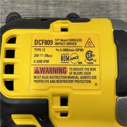 AS-IS DEWALT Atomic 20V Max Lithium-Ion Brushless Cordless Compact 1/4 in. Impact Driver Kit