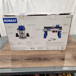 NEW! Kobalt K11RTA-03 Fixed Corded Router with Table Included 12-Amp Motor Micro-Fine