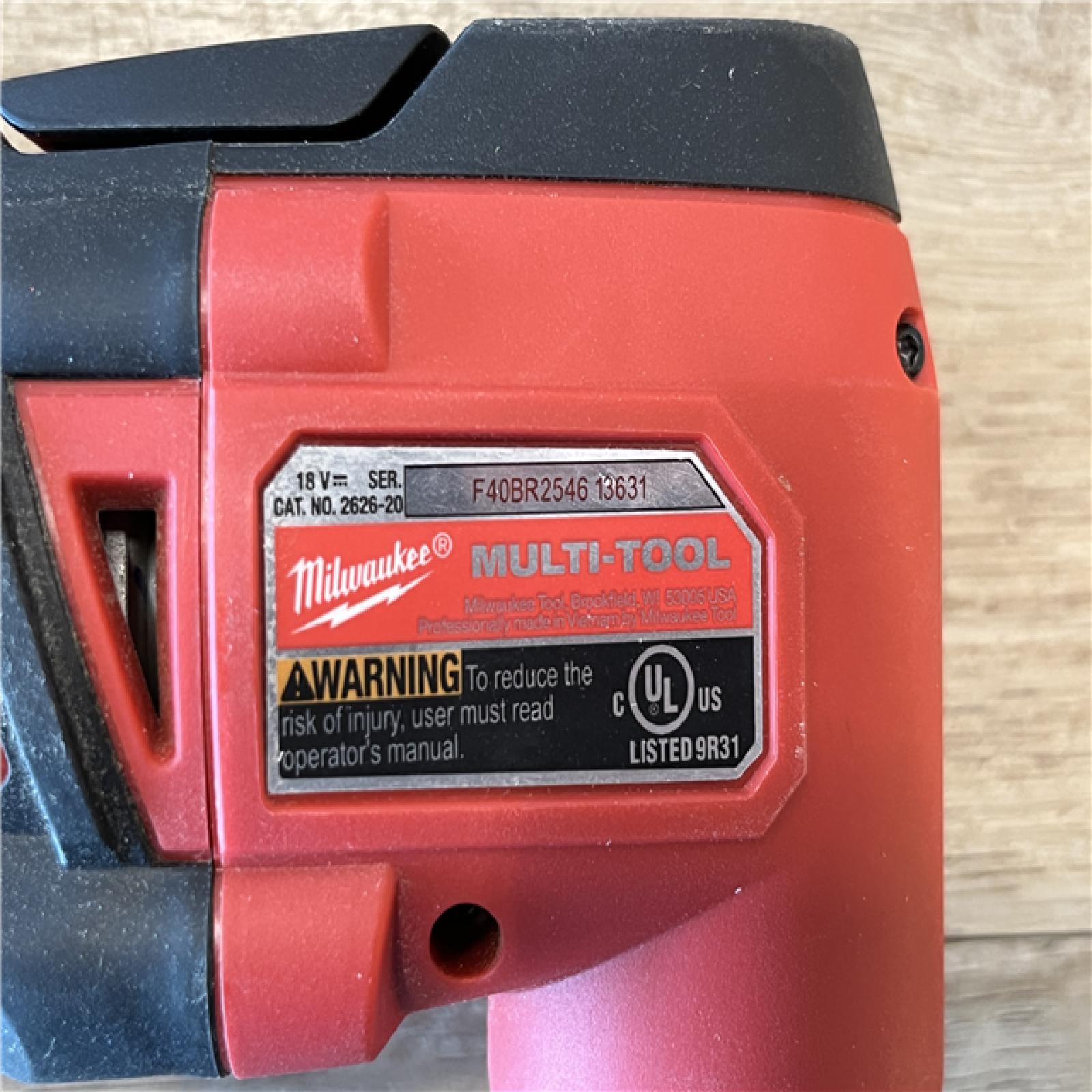 AS-IS Milwaukee 18V Lithium-Ion Cordless Oscillating Multi-Tool (Tool-Only)