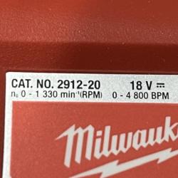 AS-IS Milwaukee  FUEL 18V Lithium-Ion Brushless Cordless 1 in. SDS-Plus Rotary Hammer (Tool-Only)