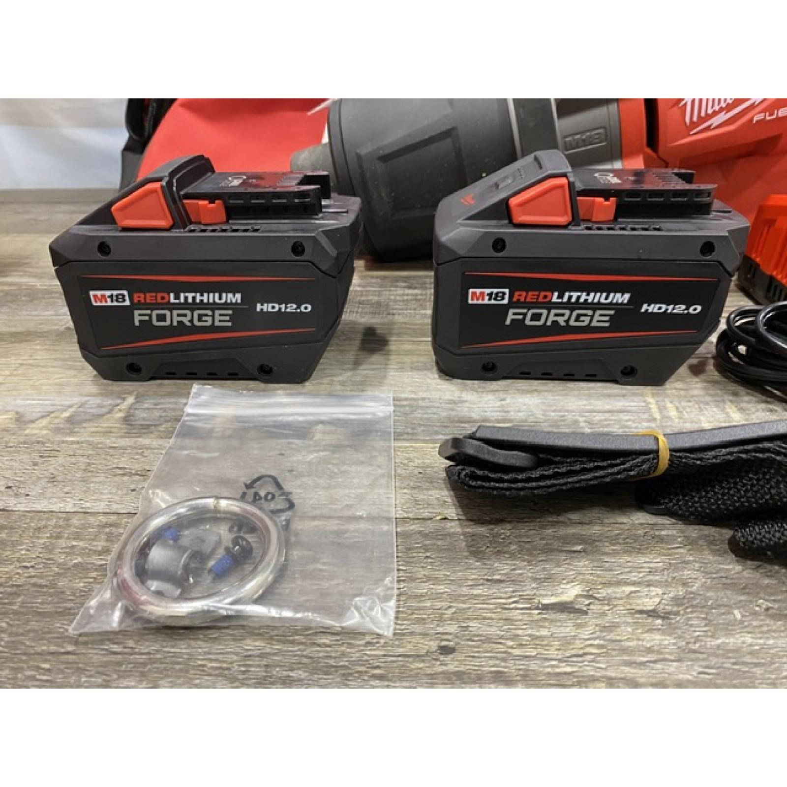 AS-IS Milwaukee FUEL 18V Lithium-Ion Brushless Cordless 1 in. Impact Wrench Extended Reach D-Handle Kit