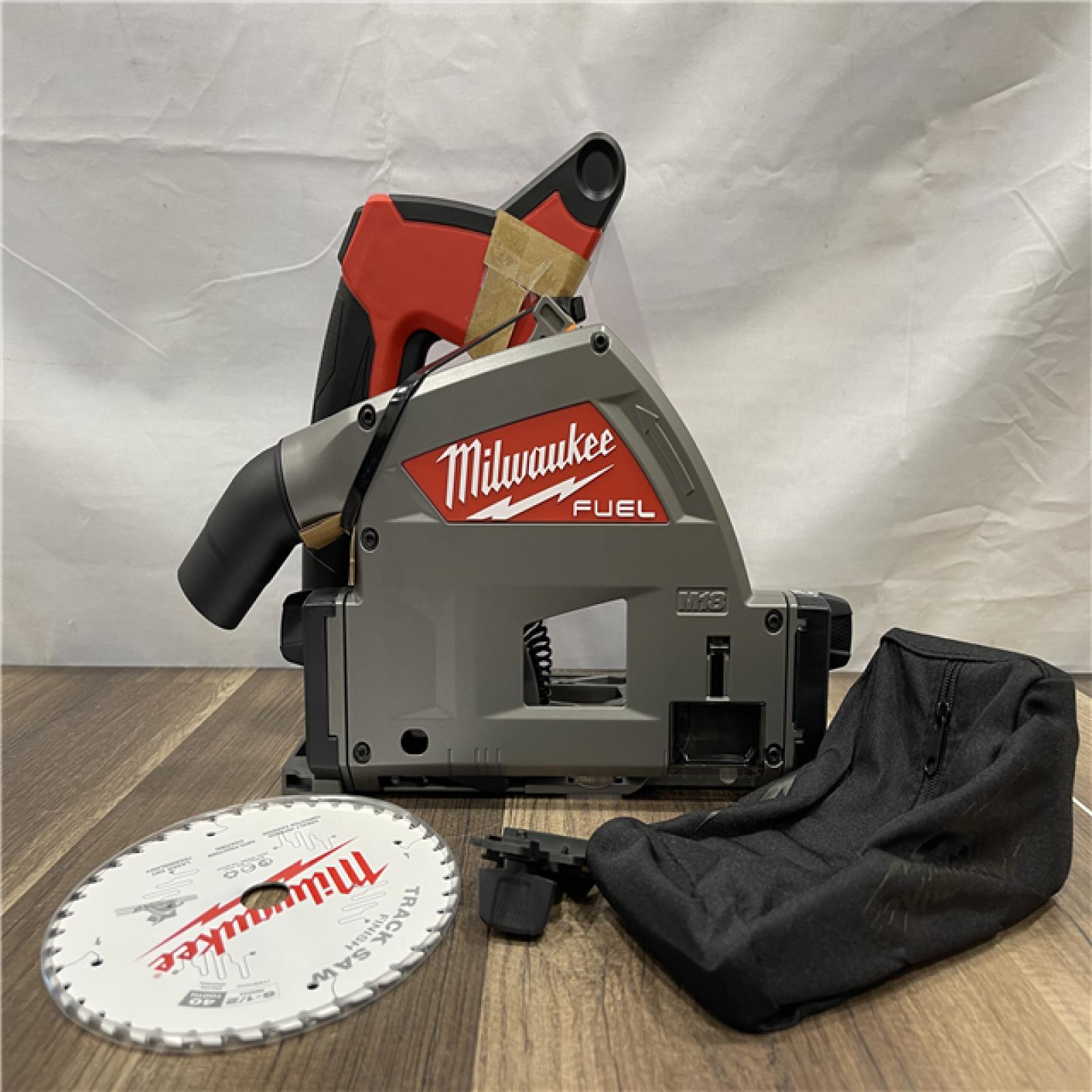 AS-IS Milwaukee M18 FUEL 18V Lithium-Ion Cordless Brushless 6-1/2 in. Plunge Cut Track Saw (Tool-Only)