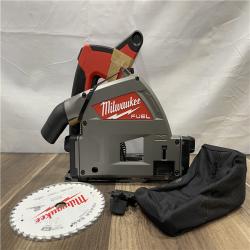 AS-IS Milwaukee M18 FUEL 18V Lithium-Ion Cordless Brushless 6-1/2 in. Plunge Cut Track Saw (Tool-Only)