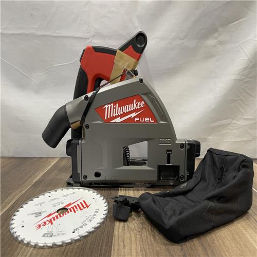 AS-IS Milwaukee M18 FUEL 18V Lithium-Ion Cordless Brushless 6-1/2 in. Plunge Cut Track Saw (Tool-Only)