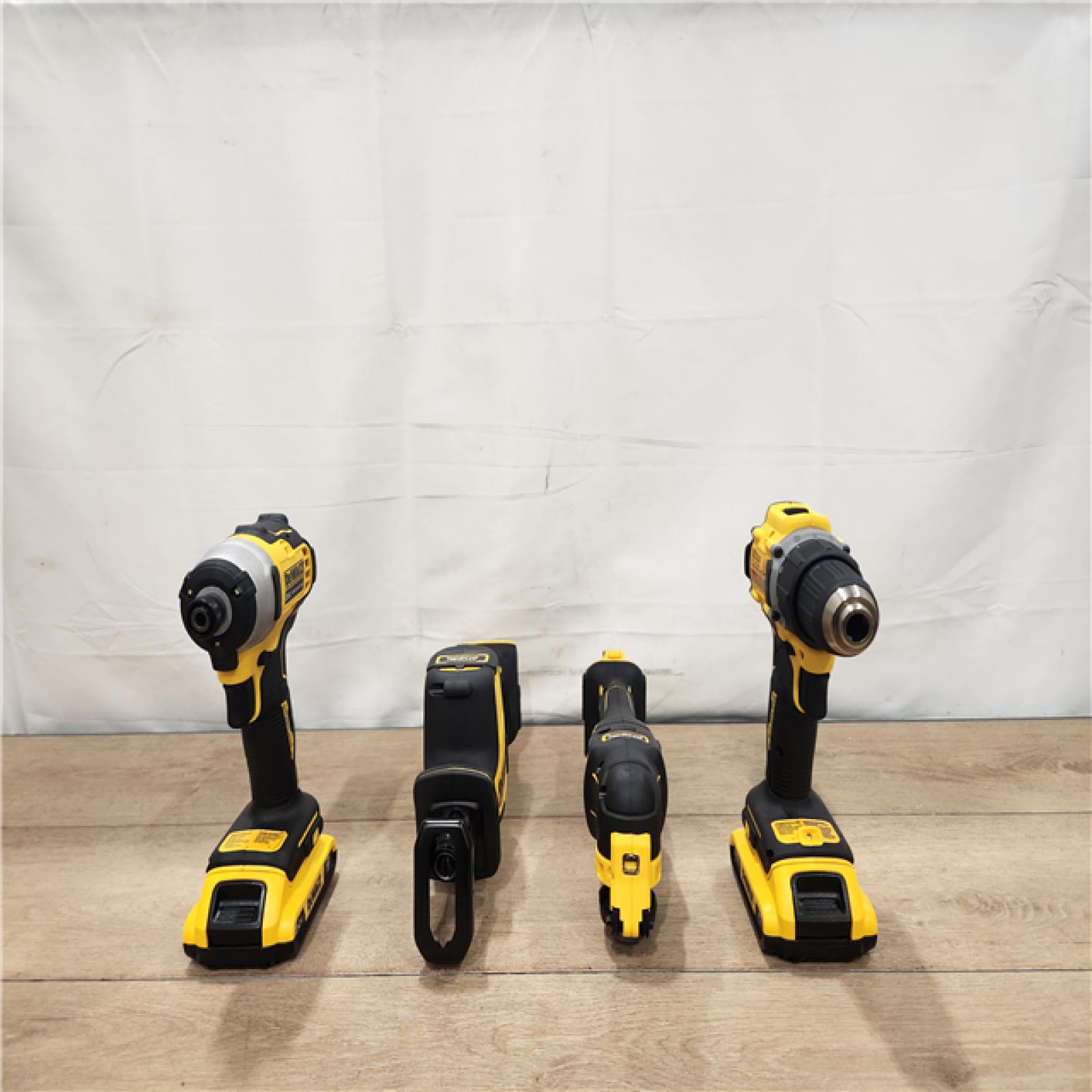 AS-IS- DeWalt 20V MAX ATOMIC Cordless Brushless 4-Tool Combo Kit