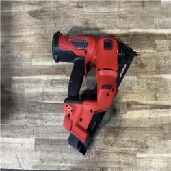 Houston Location AS-IS Milwaukee FUEL 18V Lithium-Ion Brushless Cordless Gen II 15-Gauge Angled Nailer (Tool-Only)