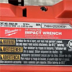 AS-IS Milwaukee FUEL 12V Lithium-Ion Cordless Drill Driver  Impact Wrench  and Ratchet Combo Kit