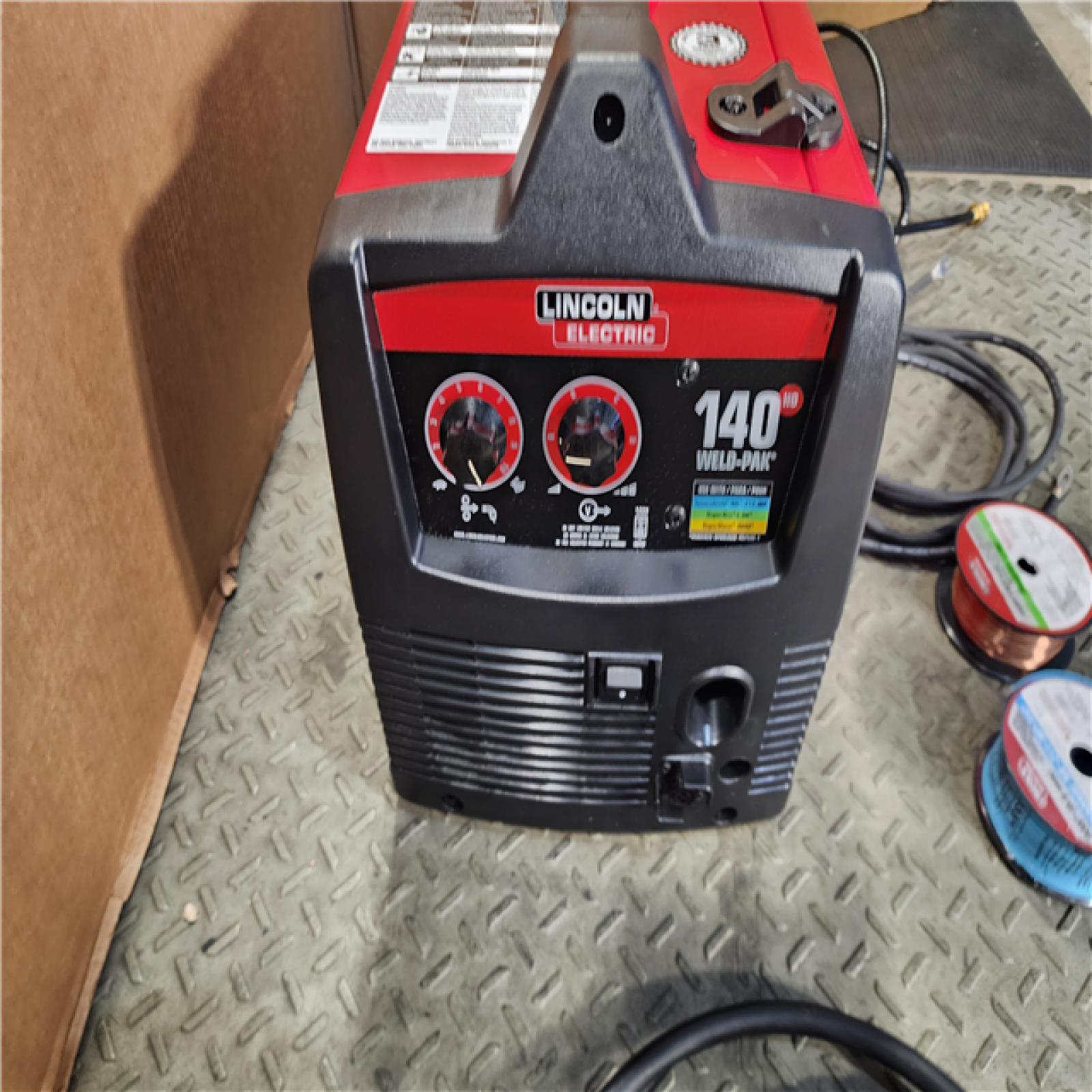 HOUSTON LOCATION - AS-IS Lincoln Electric Weld-Pak 140HD Wire Feed Welder