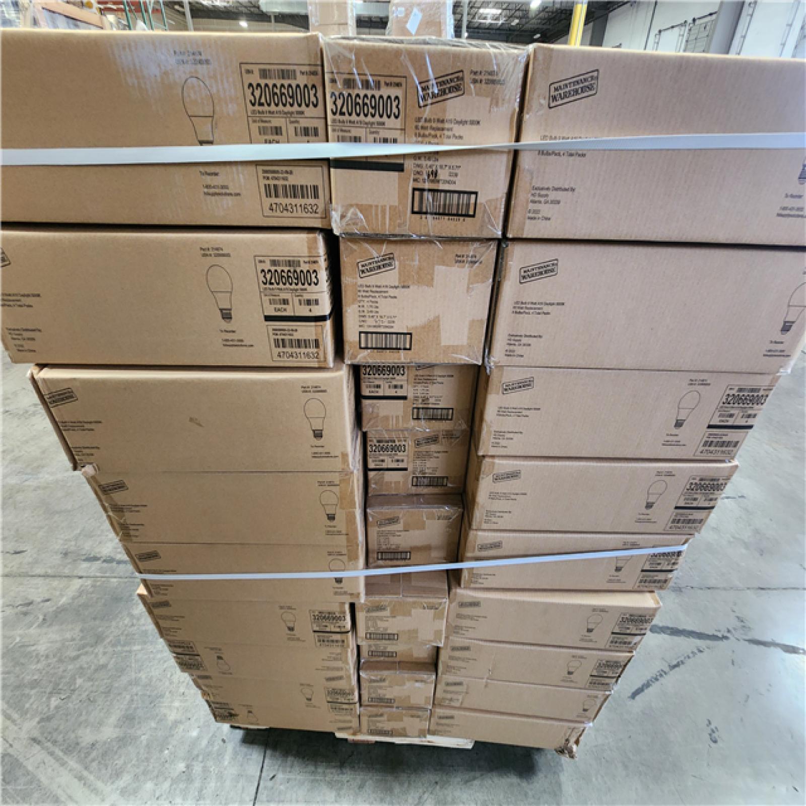 Phoenix Location NEW LED Bulb A19 5000K, 60 Watt Replacement 120V 840 Lumens 8 Bulbs/Pack (108 Packs)
