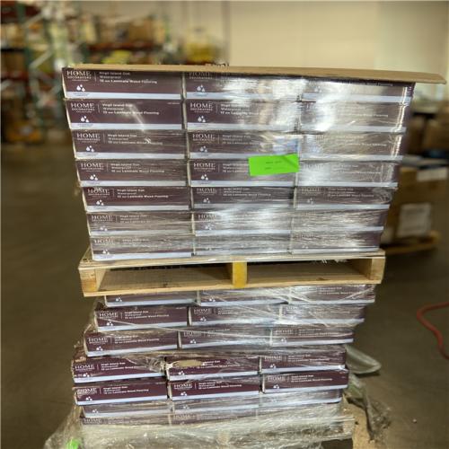 DALLAS LOCATION - Home Decorators Collection Virgil Island Oak 12 mm T x 8 in. W Waterproof Laminate Wood Flooring (15.9 sqft/case) 42 CASES