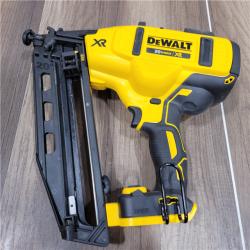 AS-IS  DeWalt  20V 16 Gauge Cordless Angled Finish Nailer Kit W/ 1 Ah Battery