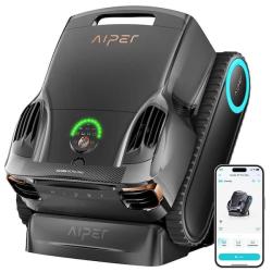 Phoenix AS-IS AIPER Scuba X1 Pro Max: All-in-One Robotic Pool Vacuum Cleaner with FlexiPath 2.0, OmniSense+ 2.0 and App Control-Gray