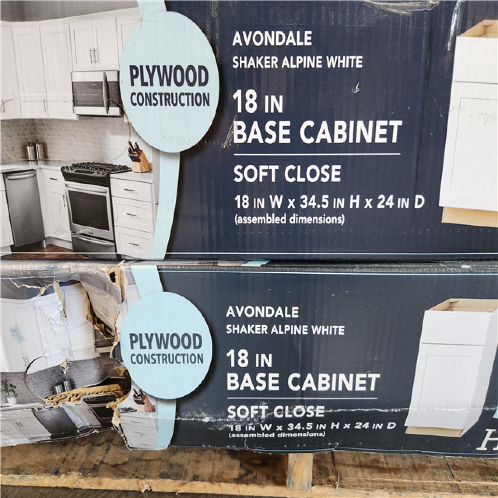 Phoenix Location AS-IS Hampton Bay Cabinet Pallet (10-Cases)