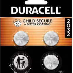 DALLAS LOCATION- NEW! DURACELL 3-Volt Lithium Coin Battery with Child Safety Features for Apple AirTag and Key Fobs (4-Pack) (144 BATTERIES TOTAL)