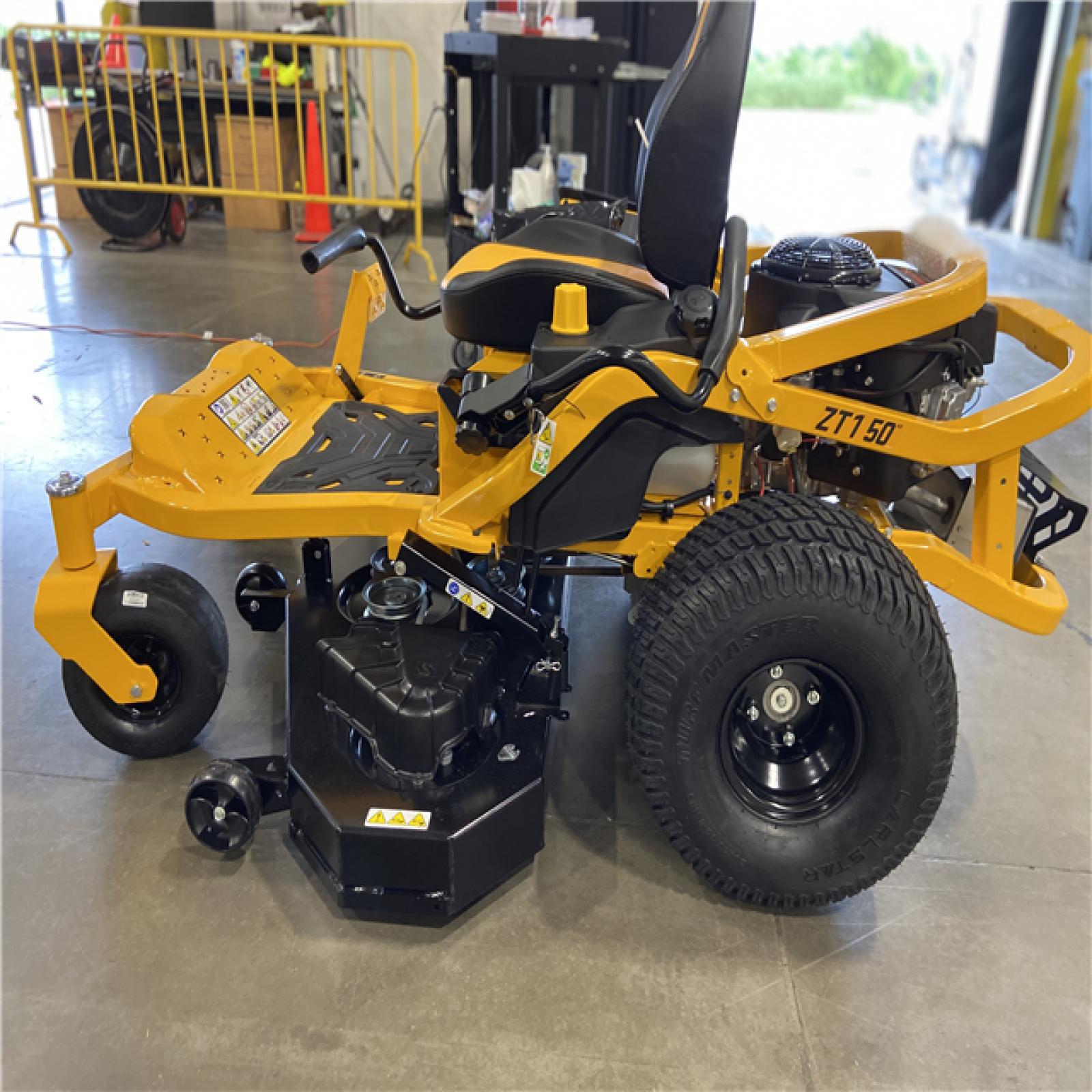 DALLAS LOCATION - Cub Cadet Ultima ZT1 50 in. Fabricated Deck 23HP V-Twin Kawasaki FR Series Engine Dual Hydro Drive Gas Zero Turn Riding Lawn Mower