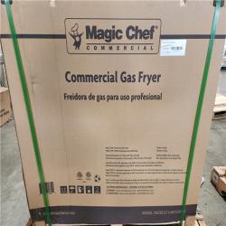 Phoenix NEW Magic Chef 21 Qt. 40 lb. Stainless Steel Commercial Natural Gas Fryer - 90,000 BTU (SEALED)