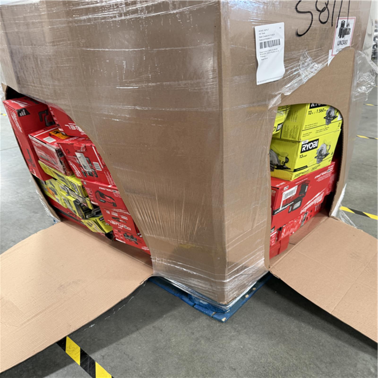 California AS-IS POWER TOOLS Partial Lot (3 Pallets) P-R058111