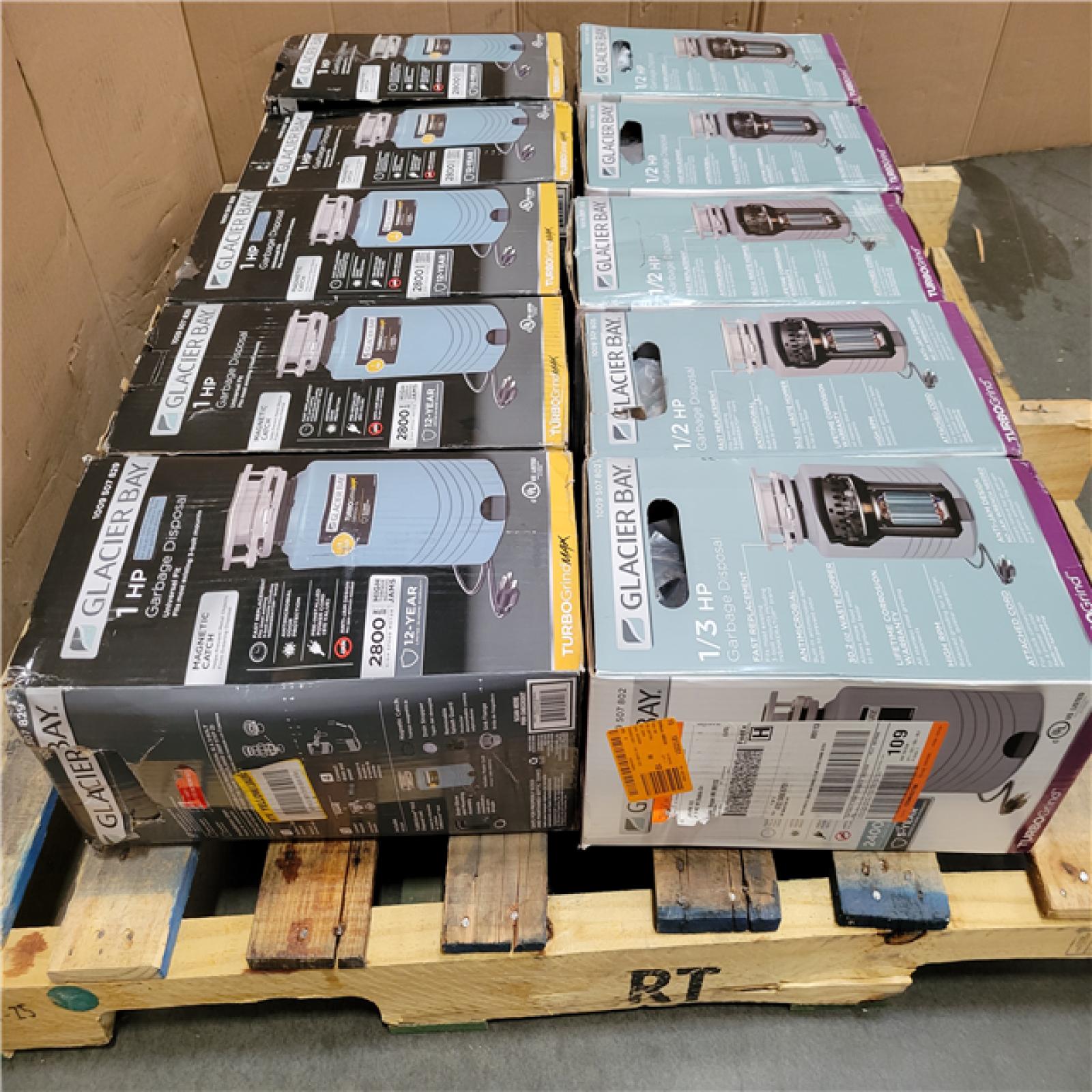 California NEW Glacier Bay Garbage Disosal (10 pieces)