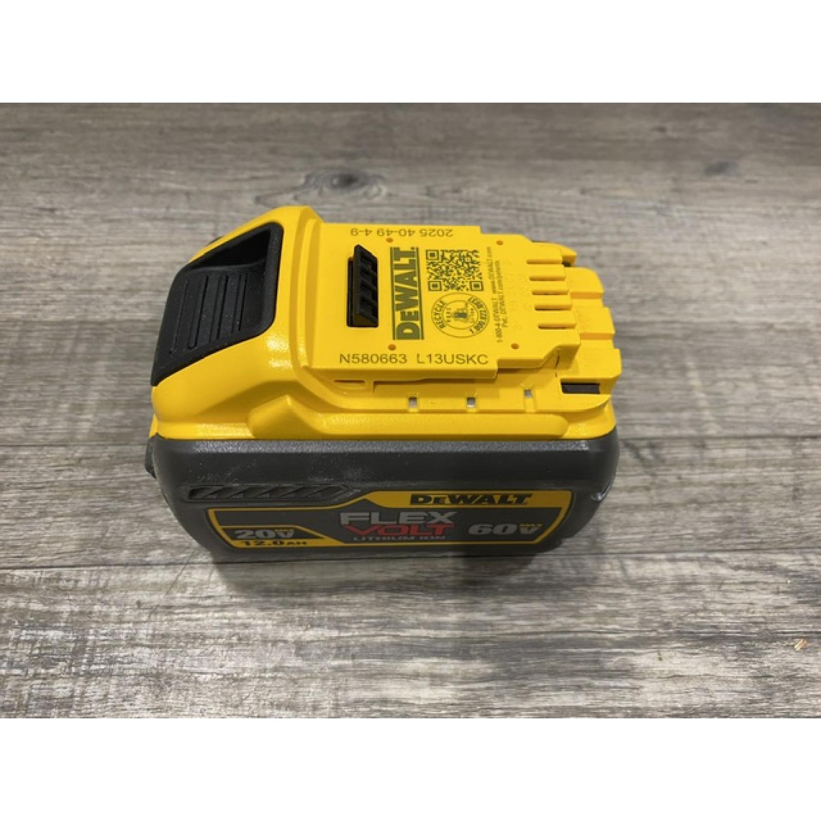 AS-IS DEWALT FLEXVOLT 20V/60V MAX Lithium-Ion 12.0Ah Battery