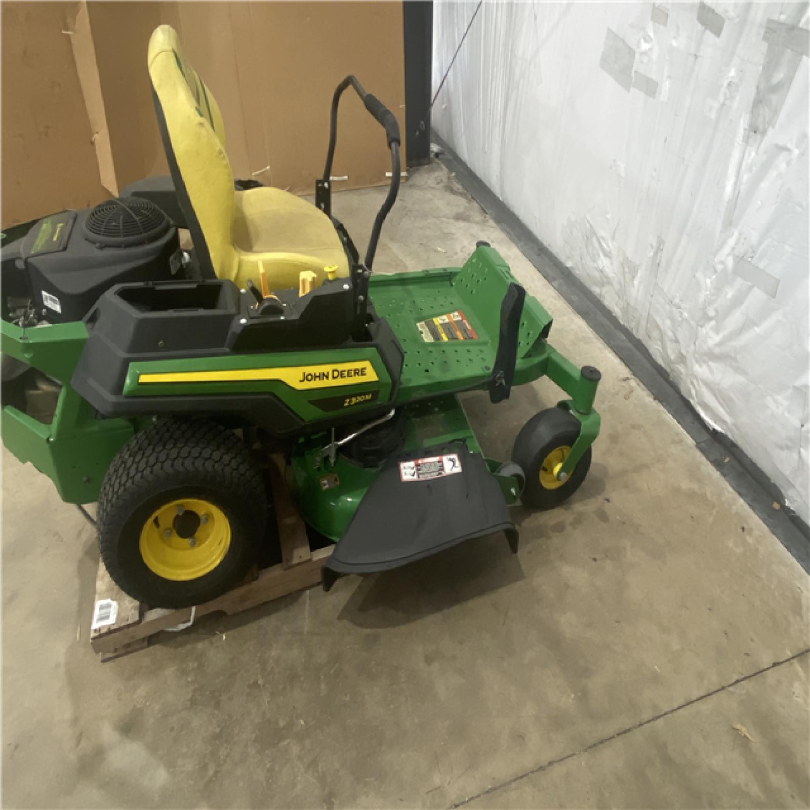 Houston Location - AS-IS Outdoor Power Equipment JOHN DEERE Z320M 42 INCH SIT DOWN MOWER