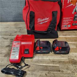 HOUSTON LOCATION - AS-IS Milwaukee M18 18V Lithium-Ion Brushless Cordless Compact Drill/Impact Combo Kit (2-Tool) W/(2) 2.0 Ah Batteries  Charger & Bag