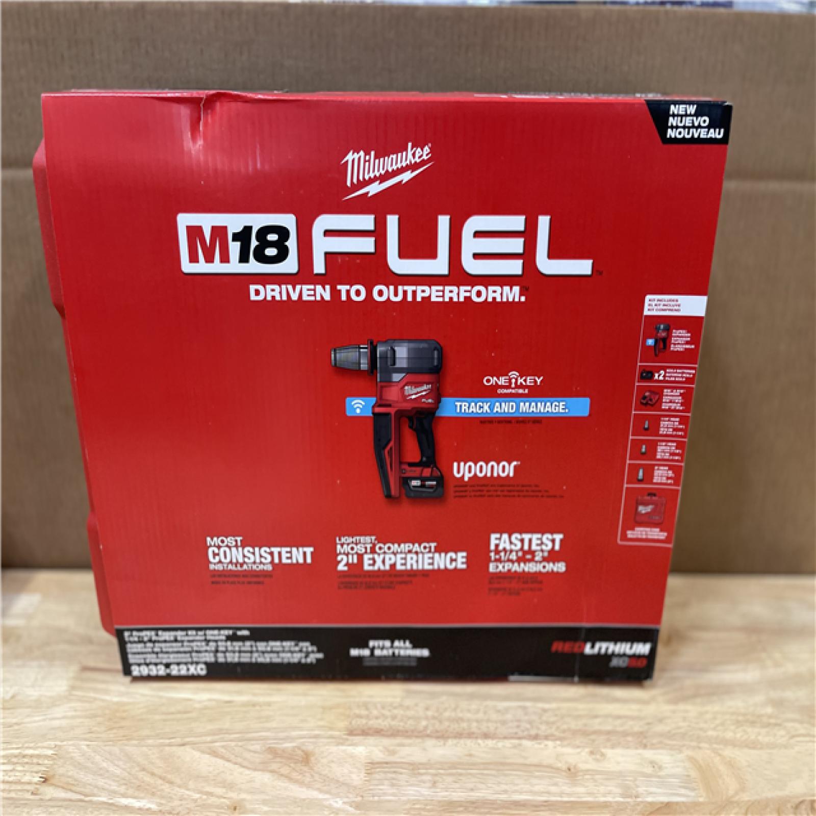 NEW!- Milwaukee M18 Fuel 18V Cordless 1/2 in. - 2 in. Expansion Tool Kit