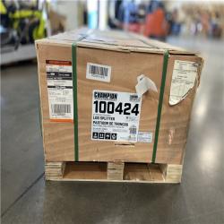 DALLAS LOCATION - Champion Power Equipment 27 Ton 224 cc Gas Powered Hydraulic Wood Log Splitter w/Vertical/Horizontal Operation and Auto Return-with Hydraulic Oil