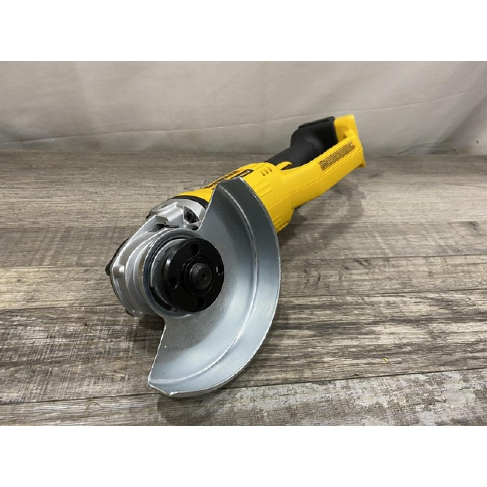 AS-IS DEWALT 20V MAX Cordless 4.5 in. - 5 in. Angle Grinder (Tool Only)