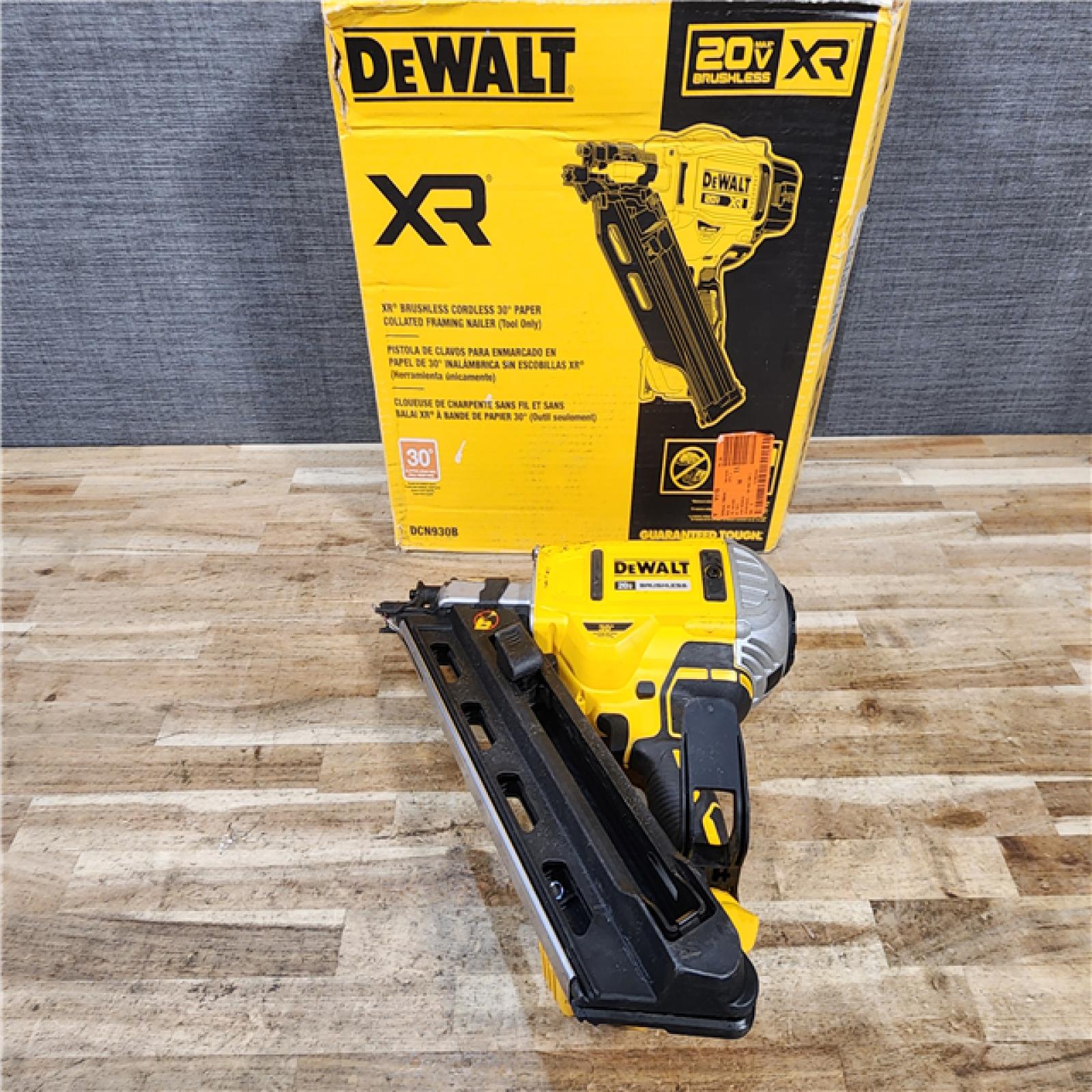 HOUSTON LOCATION - AS - IS DEWALT 20V 30 Degree Cordless Framing Nailer (Tool-Only)