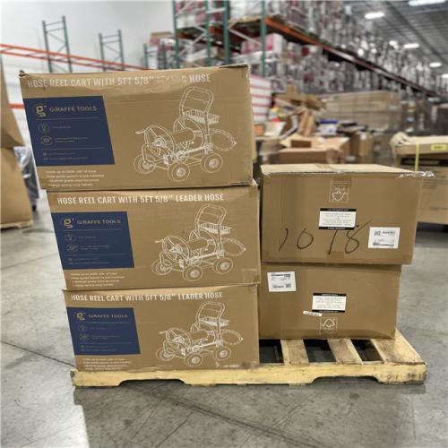 DALLAS LOCATION - GIRAFFE TOOLS HOSE REEL CART PALLET-(8 UNITS)