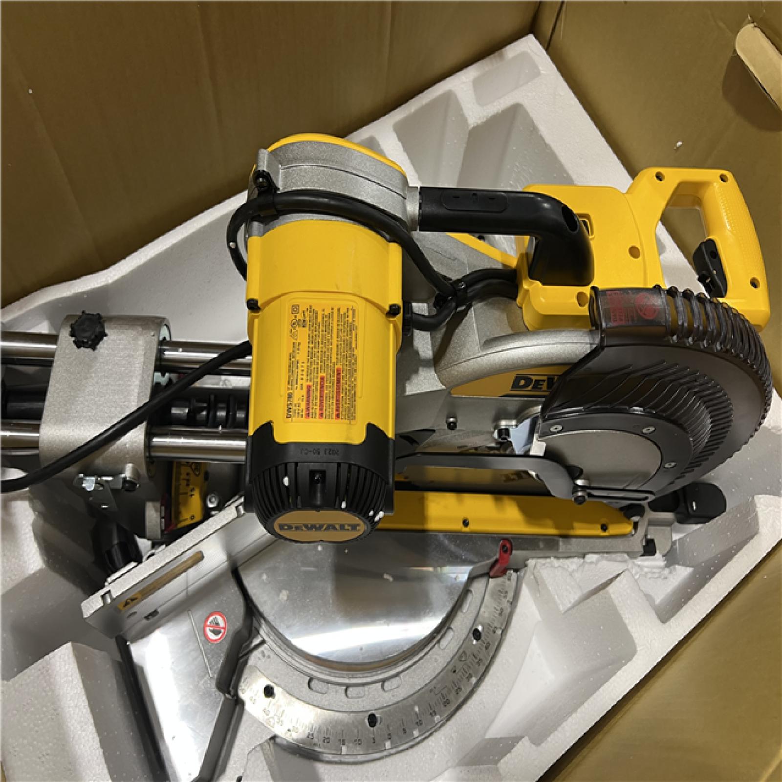 As-Is- DeWALT  12in Double Bevel Sliding Compound Miter Saw