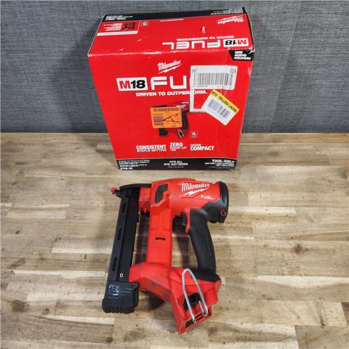 HOUSTON LOCATION - AS-IS MILWAUKEE FUEL 18-Volt Lithium-Ion Brushless Cordless 18-Gauge 1/4 in. Narrow Crown Stapler (Tool-Only)
