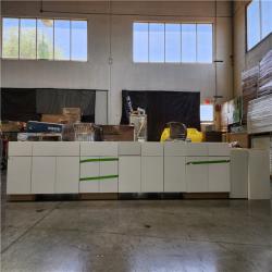 Phoenix Location AS-IS 8 Piece Kitchen Cabinets and Drawers Pallet (Side by Side 17' 3)