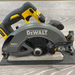 AS-IS DEWALT FLEXVOLT 60V MAX Cordless Brushless 7-1/4 in. Circular Saw with Brake (Tool Only)
