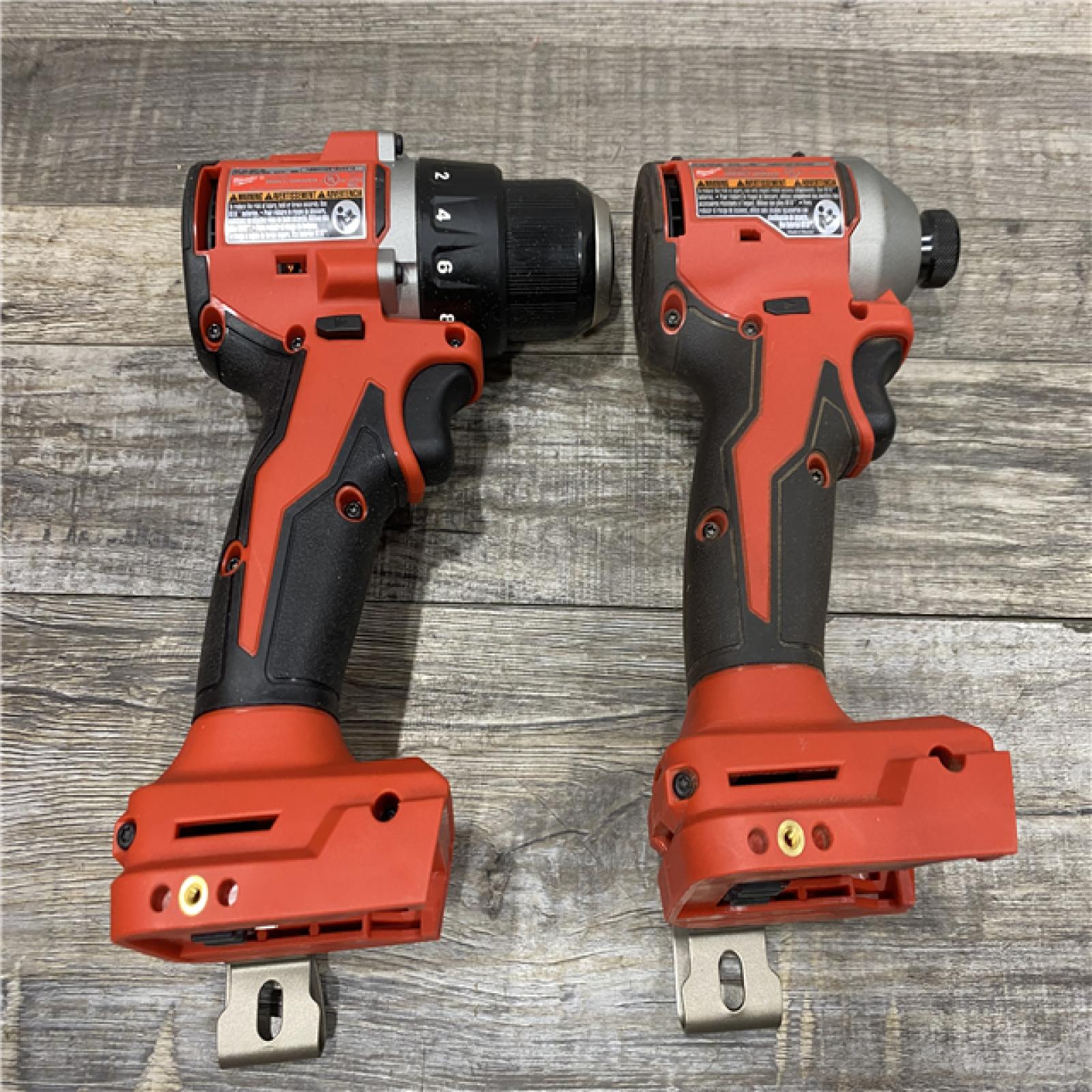 AS-IS Milwaukee 18V Lithium-Ion Brushless Cordless Compact Drill/Impact Combo Kit