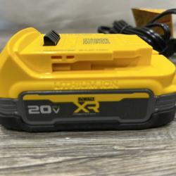AS-IS DEWALT 20V MAX XR POWERSTACK Lithium-Ion Battery Starter Kit with 1.7Ah Battery and Charger