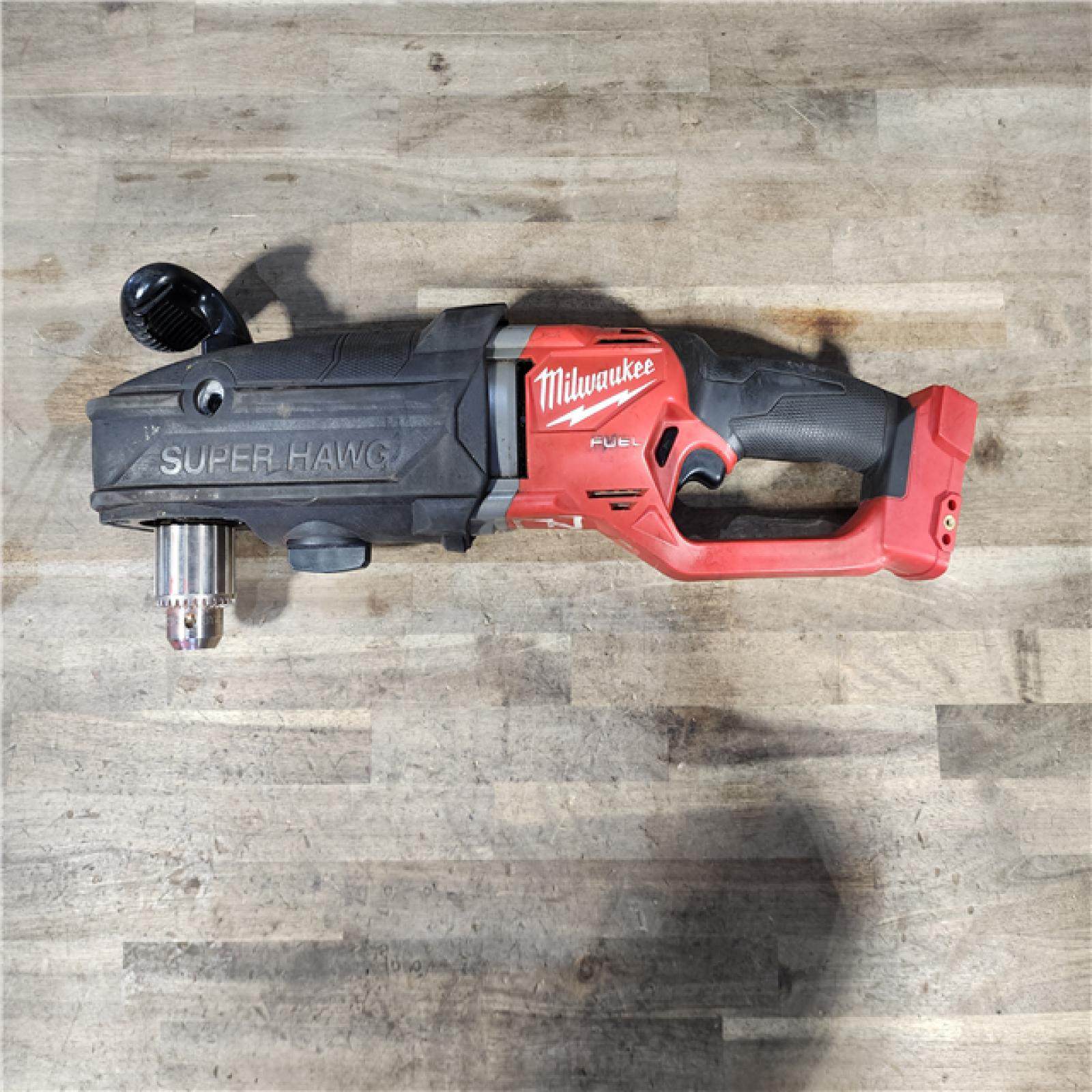 HOUSTON LOCATION - AS-IS Milwaukee M18 18V Fuel 1/2 Right Angle Drill Super Hawg Cordless Lithium-Ion 2809-20 (TOOL ONLY)