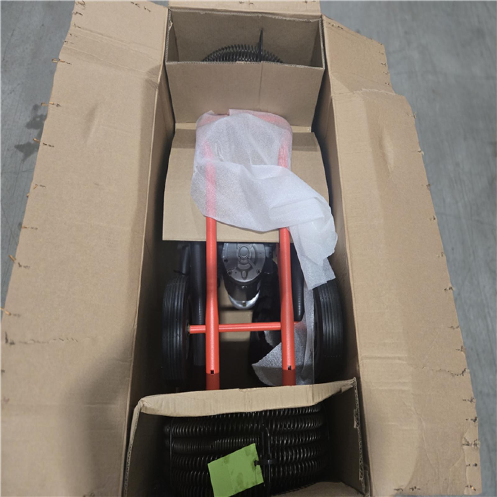 DALLAS LOCATION- RIDGID K1500A Sectional Machine for 2-8 in. Lines  with Mitt  Pin Key  Rear Guide Hose  C-14 Cable  2 Cable Carriers  Tool Set