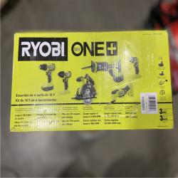 NEW! - RYOBI ONE+ 18V Cordless 6-Tool Combo Kit