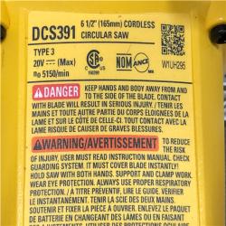 AS-IS DEWALT 6-1/2'' 165MM CIRCULAR SAW (Tool-Only)