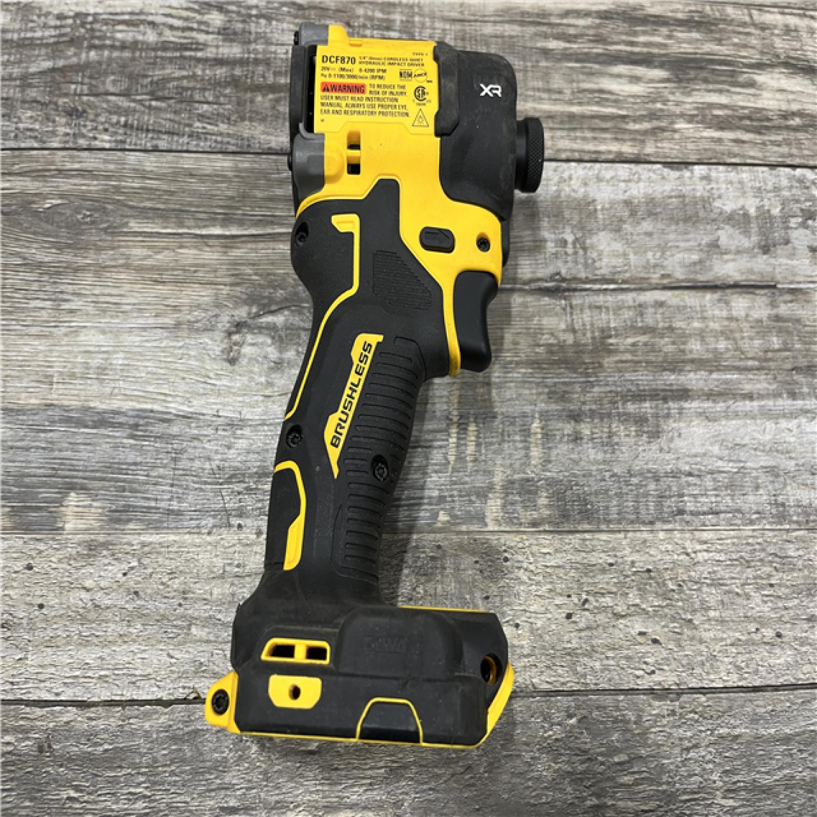 AS-IS DEWALT 20V XR Brushless Cordless 1/4 in. Quiet Hydraulic Impact Driver (Tool-Only)