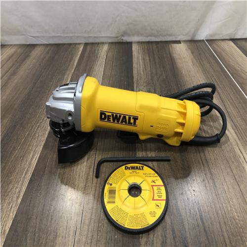 AS-IS DEWALT 11 Amp Corded 4.5 in. Small Angle Grinder