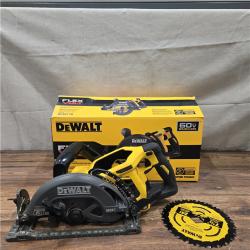 AS-IS DEWALT FLEXVOLT 60V MAX Cordless Brushless 7-1/4 in. Wormdrive Style Circular Saw (Tool Only)