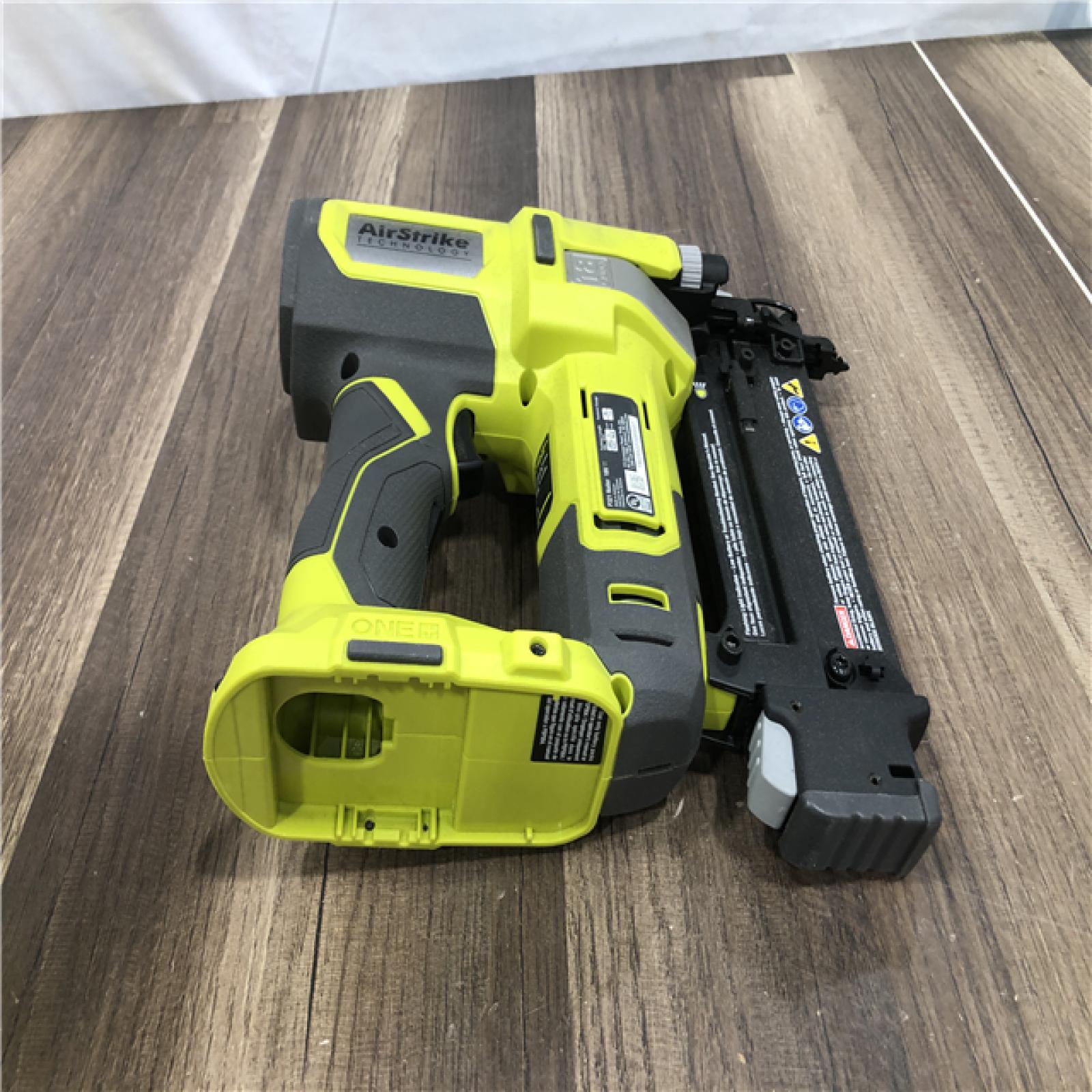 AS-IS RYOBI ONE+ 18V 18-Gauge Cordless AirStrike Brad Nailer (Tool Only)